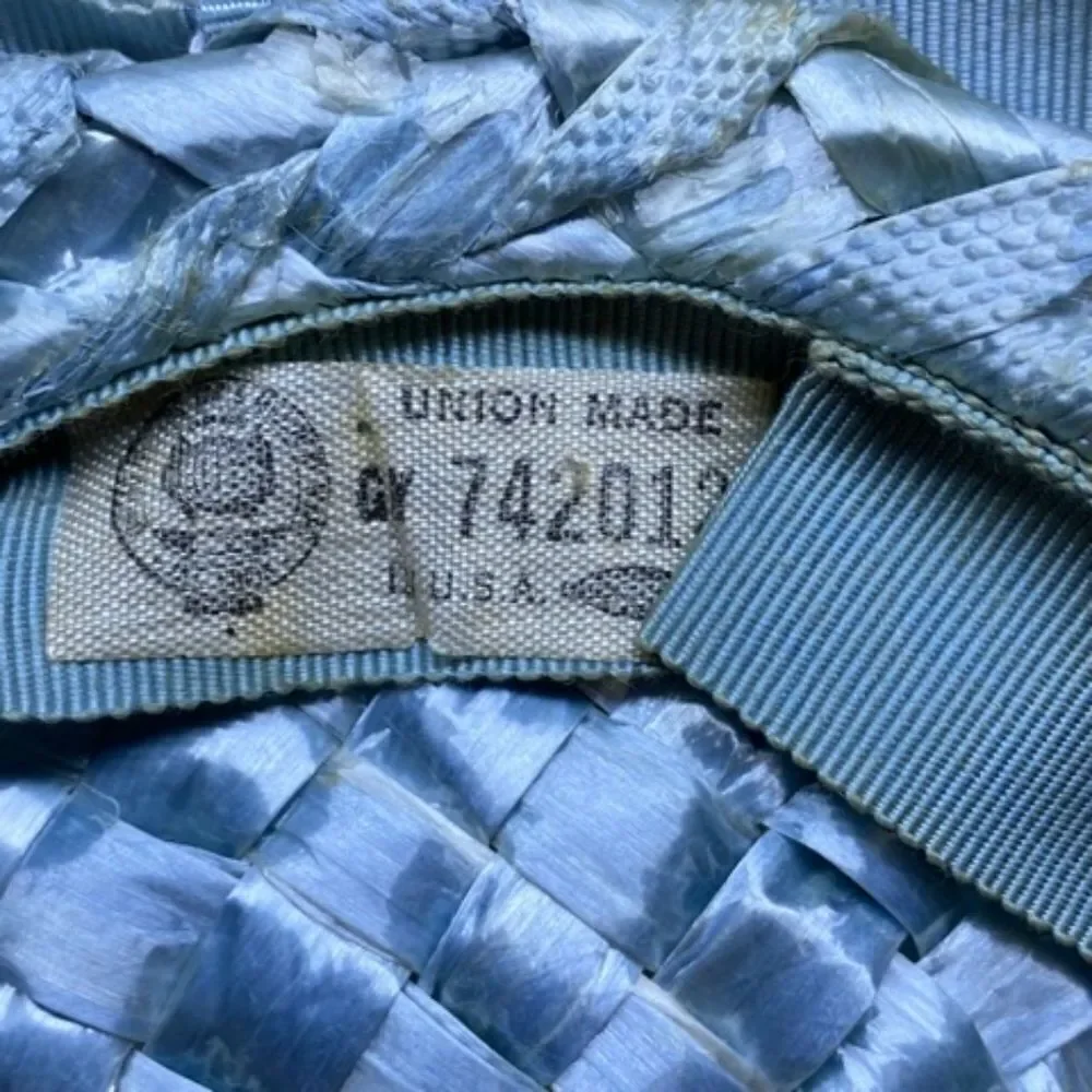Vintage Union Made Blue Hat - Picture 6 of 8